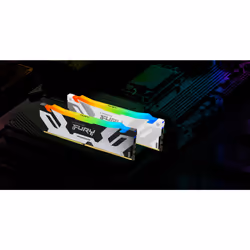 Kingston Technology FURY 32 Go 6400 MT/s DDR5 CL32 DIMM (Kits de 2) Renegade RGB Blanc XMP - Vue supplémentaire 6
