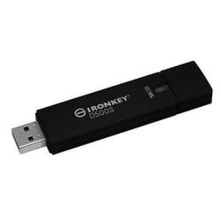 Kingston Technology IronKey D500S lecteur USB flash 16 Go USB Type-A 3.2 Gen 1 (3.1 Gen 1) Noir