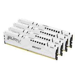 Kingston Technology FURY 64 Go 5200 MT/s DDR5 CL40 DIMM (Kits de 4) Beast White XMP