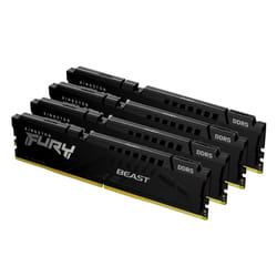 Kingston Technology FURY 128 Go 5200 MT/s DDR5 CL40 DIMM (Kits de 4) Beast Black XMP