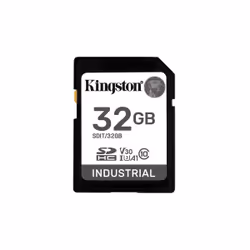 Kingston Technology 32G SDHC Industrial pSLC, 32 Go, SDHC, Classe 10, UHS-I, 100 Mo/s, 80 Mo/s