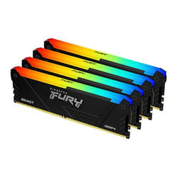 Kingston Technology FURY 64GB 2666MT/s DDR4 CL16 DIMM (Kits de 4) 1Gx8 Beast RGB