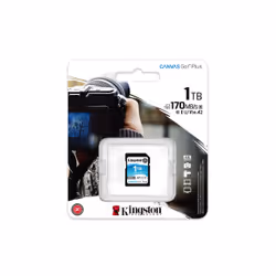 Kingston Technology Carte SDXC Canvas Go Plus 170R C10 UHS-I U3 V30 de 1 To