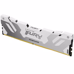 Kingston Technology FURY 32 Go 6400 MT/s DDR5 CL32 DIMM Renegade White XMP, 32 Go, 1 x 32 Go, DDR5, 6400 MHz, 288-pin DIMM