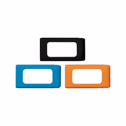 Kingston Technology Paquet de 3 étuis en caoutchouc pour SSD XS – noir, bleu clair, orange, Housse, Caoutchouc, Noir, Bleu cl ...