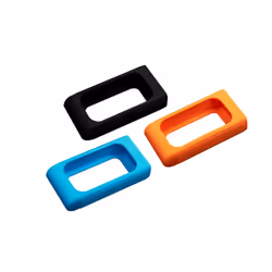 Kingston Technology Paquet de 3 étuis en caoutchouc pour SSD XS – noir, bleu clair, orange