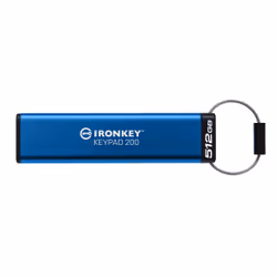 Kingston Technology IronKey Keypad 200 de 512 Go, FIPS 140-3 niveau 3 (en attente), chiffrement AES-256, 512 Go, USB Type-A,  ...