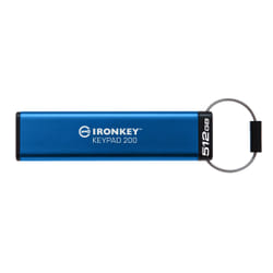 Kingston Technology IronKey Keypad 200 de 512 Go, FIPS 140-3 niveau 3 (en attente), chiffrement AES-256