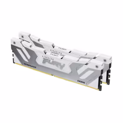 Kingston Technology FURY 48 Go 8400MT/s DDR5 CL40 CUDIMM (kit de 2) Renegade White XMP, 48 Go, 2 x 24 Go, DDR5, 288-pin DIMM