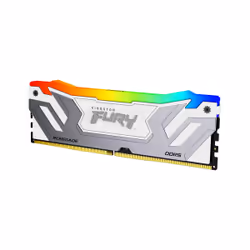 Kingston Technology FURY 24Go 8400MT/s DDR5 CL40 CUDIMM Renegade RGB Blanc XMP, 24 Go, 1 x 24 Go, DDR5, 288-pin DIMM