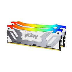 Kingston Technology FURY 48Go 8400MT/s DDR5 CL40 CUDIMM (Kit de 2) Renegade RGB Blanc XMP
