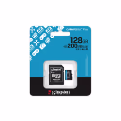 Kingston Technology Carte microSDXC Canvas Go Plus Gen4 200 Mo/s A2 U3 V30 128 Go + adaptateur - Vue supplémentaire 5