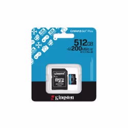 Kingston Technology Carte microSDXC Canvas Go Plus Gen4 200 Mo/s A2 U3 V30 512 Go + adaptateur - Vue supplémentaire 5