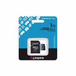 Kingston Technology Carte microSDXC Canvas Go Plus Gen4 200 Mo/s A2 U3 V30 1 To + adaptateur - Vue supplémentaire 5