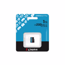 Kingston Technology Carte microSDXC Canvas Go Plus Gen4 200R A2 U3 de 1 To, pack unique sans ADP