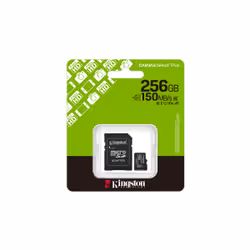 Kingston Technology 256 GB microSDXC Canvas Select Plus Gen3 150MB/s A1 (Adaptateur SD inclus) - Vue supplémentaire 5