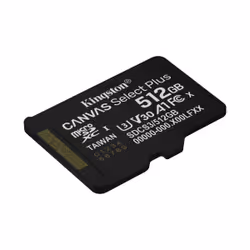 Kingston Technology 512 GB microSDXC Canvas Select Plus Gen3 150MB/s A1 (Adaptateur SD inclus) - Vue supplémentaire 4