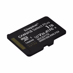 Kingston Technology 1TB micSDXC Canvas Select Plus Gen3 150R A1 (Adaptateur SD non inclus)