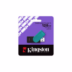 Kingston Technology DataTraveler 128GB Portable USB 3.2 Gen 1 Exodia S (Noir/Turquoise)