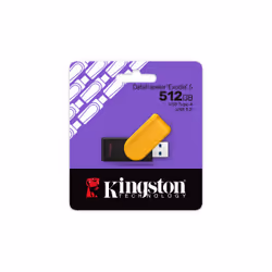 Kingston Technology DataTraveler 512GB Portable USB 3.2 Gen 1 Exodia S (Noir/Jaune)
