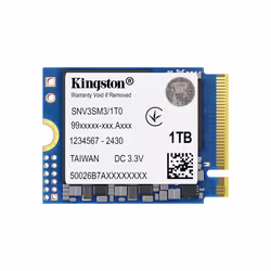 Kingston Technology 1000G NV3 M.2 2230 NVMe SSD, 1 To, M.2, 6000 Mo/s