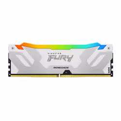 Kingston Technology FURY 24GB 8000MT/s DDR5 CL38 DIMM Renegade RGB White, 24 Go, 1 x 24 Go, DDR5, 288-pin DIMM