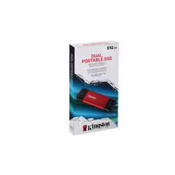 Kingston Technology 512 GB Dual USB-A/C Portable SSD, Up to 1050MB/s USB 3.2 Gen 2 - Vue supplémentaire 5