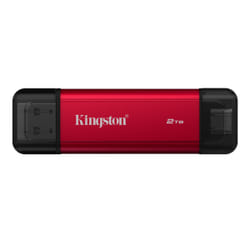 Kingston Technology 2 TB Dual USB-A/C Portable SSD, Up to 1050MB/s USB 3.2 Gen 2