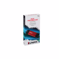 Kingston Technology 1 TB Dual USB-A/C Portable SSD, Up to 1050MB/s USB 3.2 Gen 2 - Vue supplémentaire 5