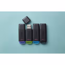 Kingston Technology DataTraveler 128Go Stockage portable USB 3.2 Gen 1 Exodia Noir + Bleu - Vue supplémentaire 5