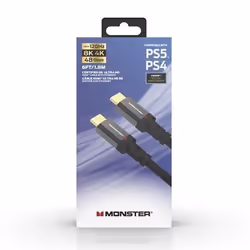 Câble HDMI 2.1 - Monster Cable - Gaming UHD 8K - 4K-144Hz - 48 Gbps - 180 m