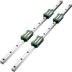 Rail de Guidage Linéaire - VEVOR - HSR20-1700mm - 4 Blocs de Roulement
