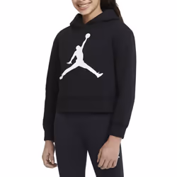 Sweat à Capuche pour Fille Jumpman Core Noir - NIKE - 45A442-023 - Col capuche - Manches longues - Enfant