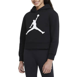 Sweat à Capuche pour Fille Jumpman Core Noir - NIKE - 45A442-023 - Col capuche - Manches longues - Enfant