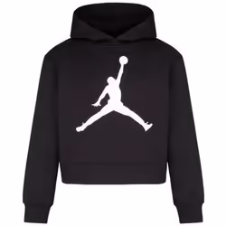 Sweat à Capuche pour Fille Jumpman Core Noir - NIKE - 45A442-023 - Col capuche - Manches longues - Enfant