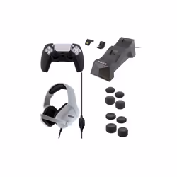 Nyko Deluxe Master Pak for PlayStation 5, PlayStation 5, Fixation de manette de jeu, Noir, Blanc, Audio (3,5 mm), Boîte