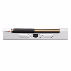 Contour Design RollerMouse mobile, Ambidextre, Rollerbar, Bluetooth + USB Type-A, 3000 DPI, Noir, Argent