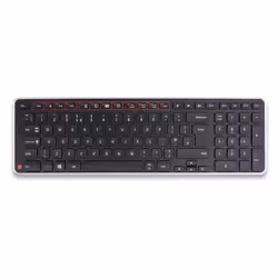 Contour Design Balance, Taille réelle (100 %), Sans fil, Bluetooth, QWERTZ, Noir