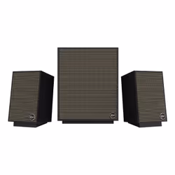 Klipsch ProMedia Heritage 2.1, 2.1 canaux, Universel, Noyer, 220 W, Panneaux MDF, 2-voies