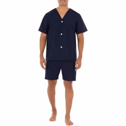The Helper Bees B09NCJ868G, Pyjama, Adulte, Mâle, Bleu, XL, Manche courte