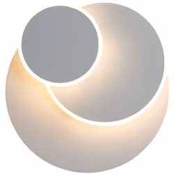 Description générale Cette applique murale LED moderne au design rond crée un effet d'éclairage magnifique qui s'harmonise av ...
