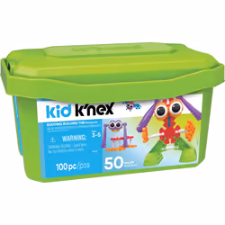 K’NEX Budding Builders, Elements de jeu de construction, 3 an(s), 100 pièce(s)