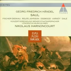 Warner Music Nikolaus Harnoncourt - Händel: Saul, 2CD, Classique, CD, Nikolaus Harnoncourt, Support physique, Adulte, 2 disqu ...