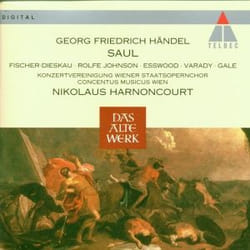 Warner Music Nikolaus Harnoncourt - Händel: Saul, 2CD CD Classique
