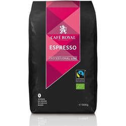 4KG Grains de CAFÉ ESPRESSO BIO - Certifié Max Haavelaar - Riche Saveur by Café Royal