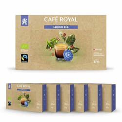 300 Capsules Compatibles NESPRESSO PRO® - CAFÉ LUNGO BIO - Dosettes by Café Royal®