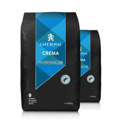 2KG Grains de CAFÉ CREMA - Certifié Rainforest - Saveur Intense by Café Royal