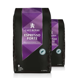 2KG Grains de CAFÉ ESPRESSO FORTE - Certifié Rainforest - Puissant Arôme by Café Royal
