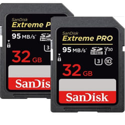 Carte Mémoire SDHC - Sandisk - Extreme Pro - 32 Go - 95 Mo/s - UHS-I Classe 10 U3 V30