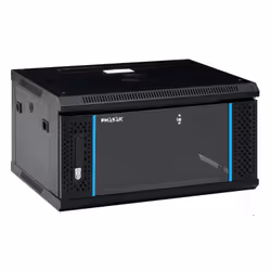 Phasak PHO 2106D étagère 6U Rack monté sur le mur Noir